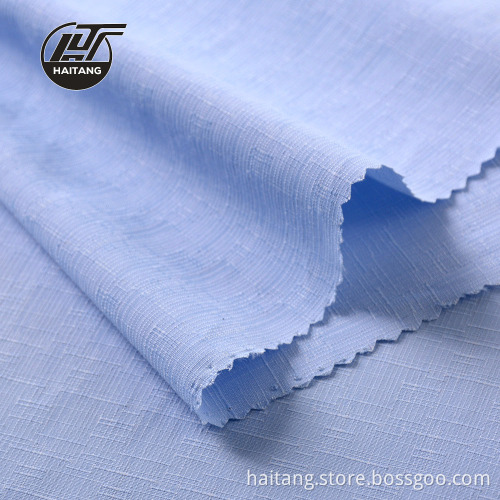 Bamboo Fabric Man Shirt Fabric Polyester Uniform Fabric